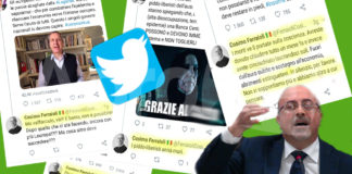 Cosimo Ferraioli Caso twitter