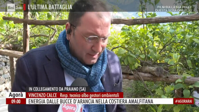 Vincenzo Calce parla di Bio Masse a RaiTre in Agorà