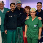 L'equipe operatoria del dottore Roberto Sanseverino ha eseguito un intervento chirurgico straordinario su di un paziente di 63 anni